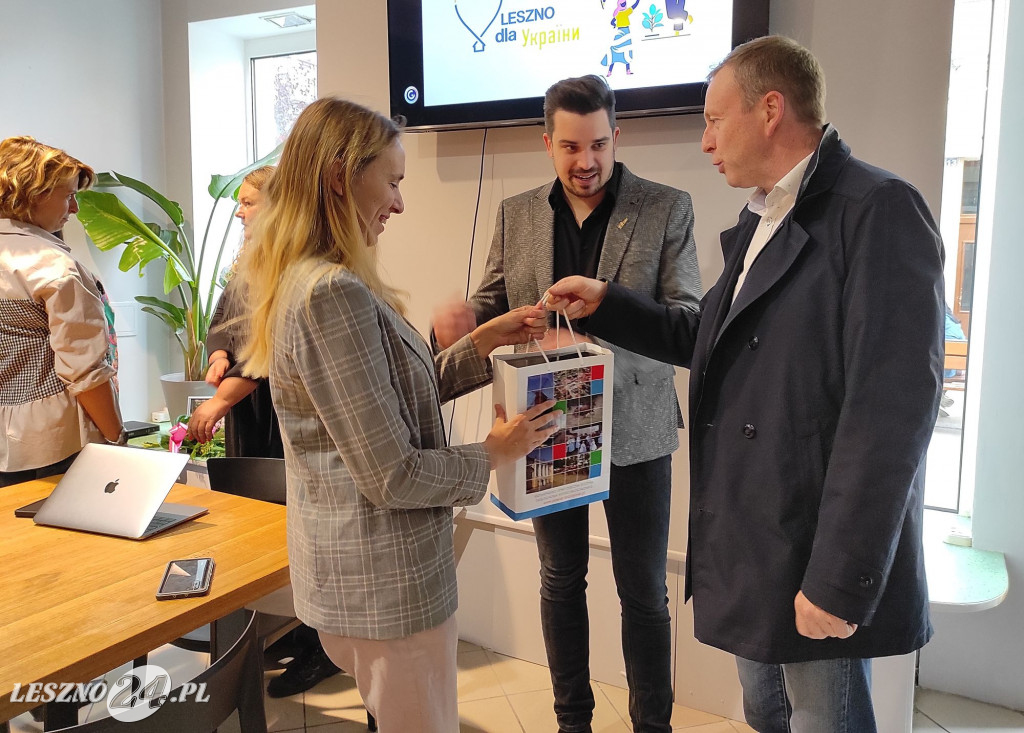 Oficjalne otwarcie Fundacji Leszno dla Ukrainy