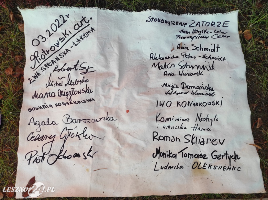 Ostatnie szlify przy muralu