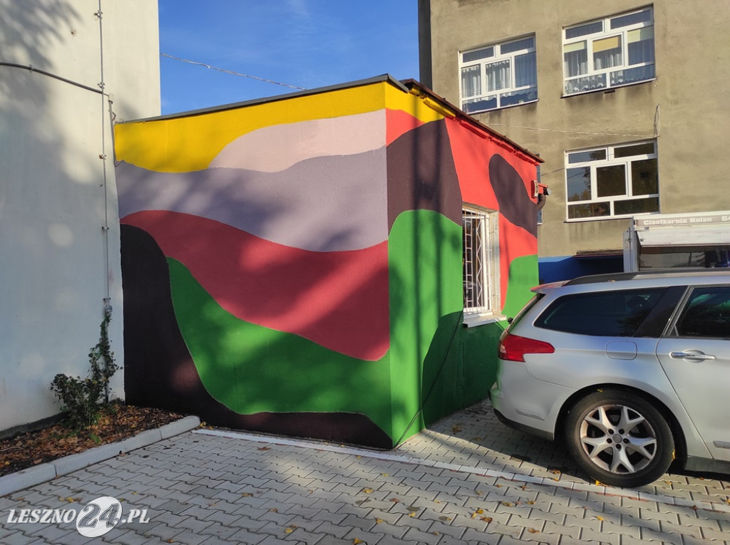 Ostatnie szlify przy muralu