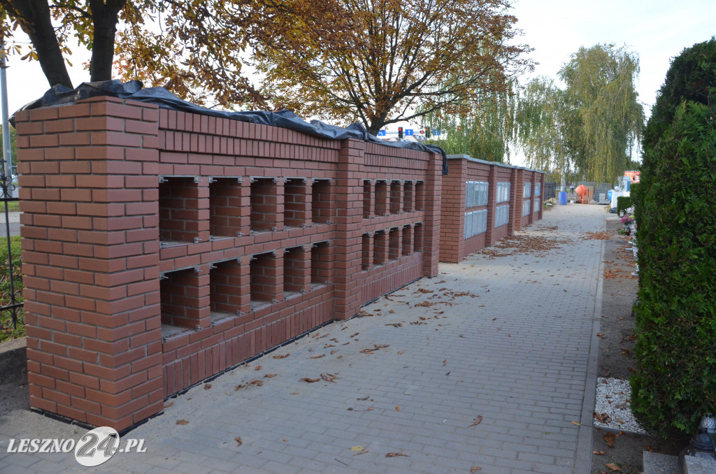 Nowe kolumbaria na Cmentarzu Parafialnym