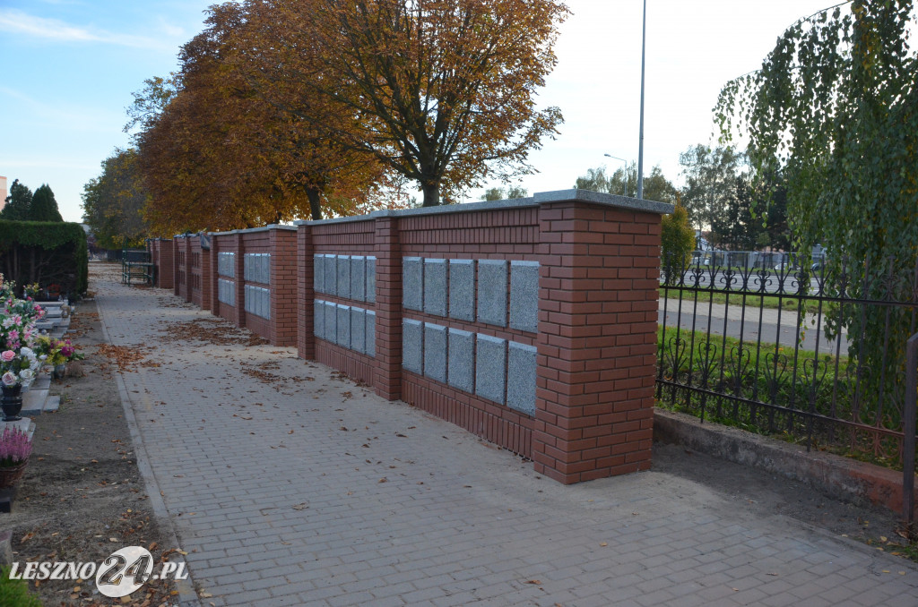 Nowe kolumbaria na Cmentarzu Parafialnym