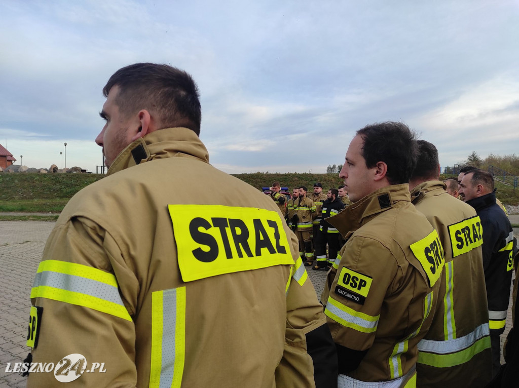 Manewry strażaków w gminie Rydzyna