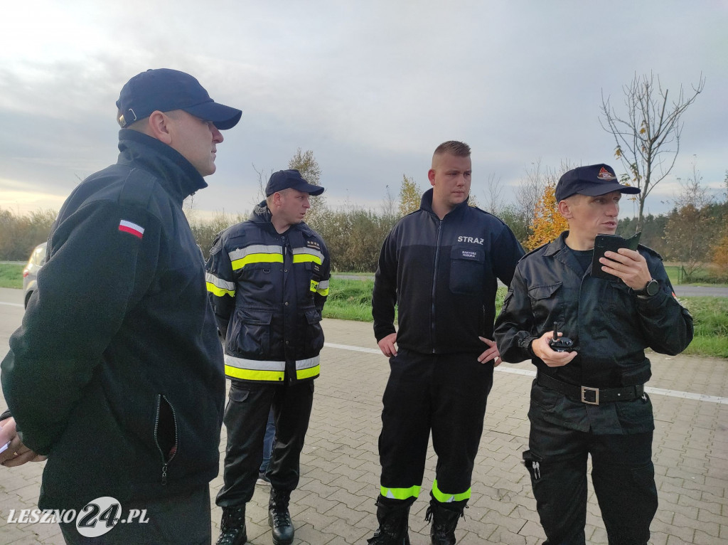 Manewry strażaków w gminie Rydzyna