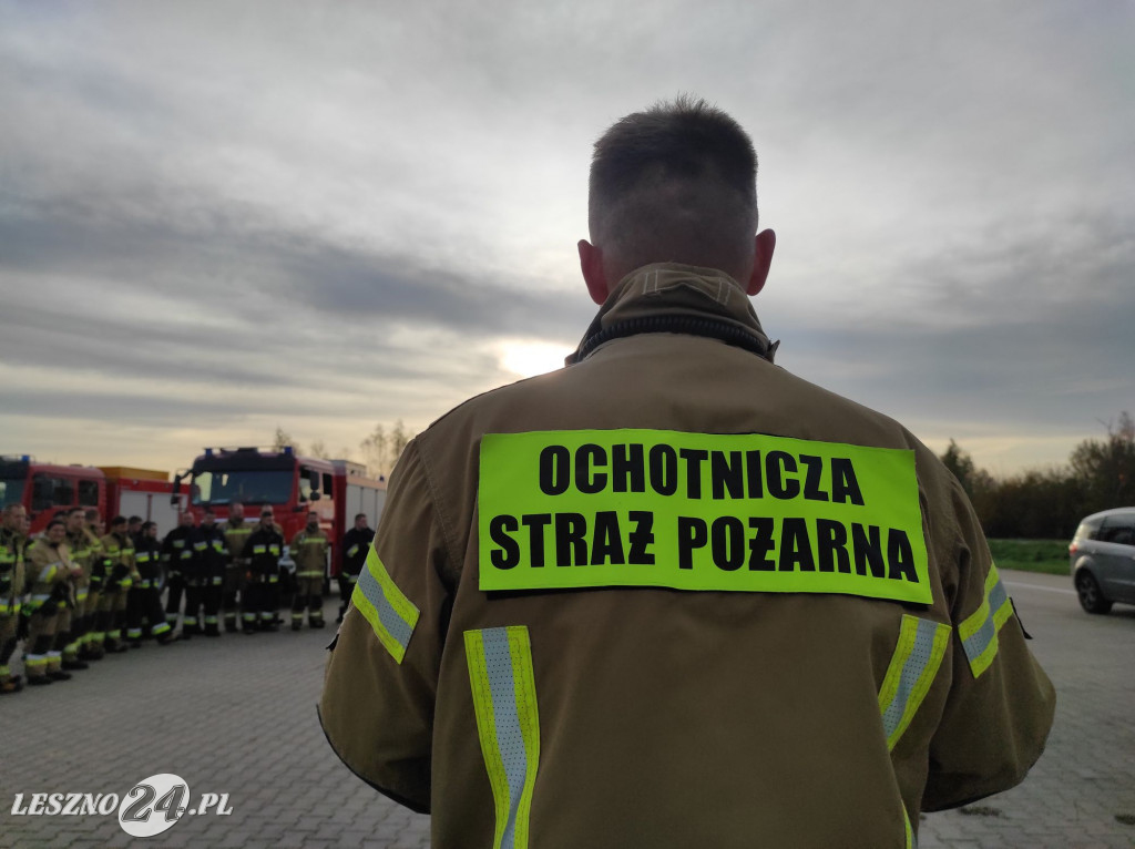 Manewry strażaków w gminie Rydzyna