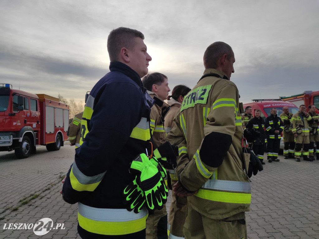 Manewry strażaków w gminie Rydzyna