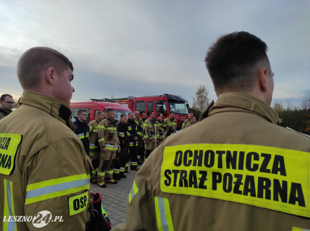 Manewry strażaków w gminie Rydzyna
