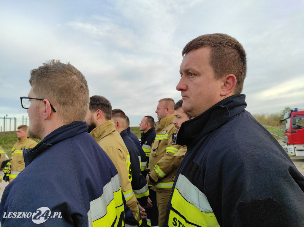 Manewry strażaków w gminie Rydzyna
