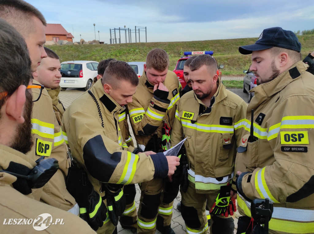 Manewry strażaków w gminie Rydzyna