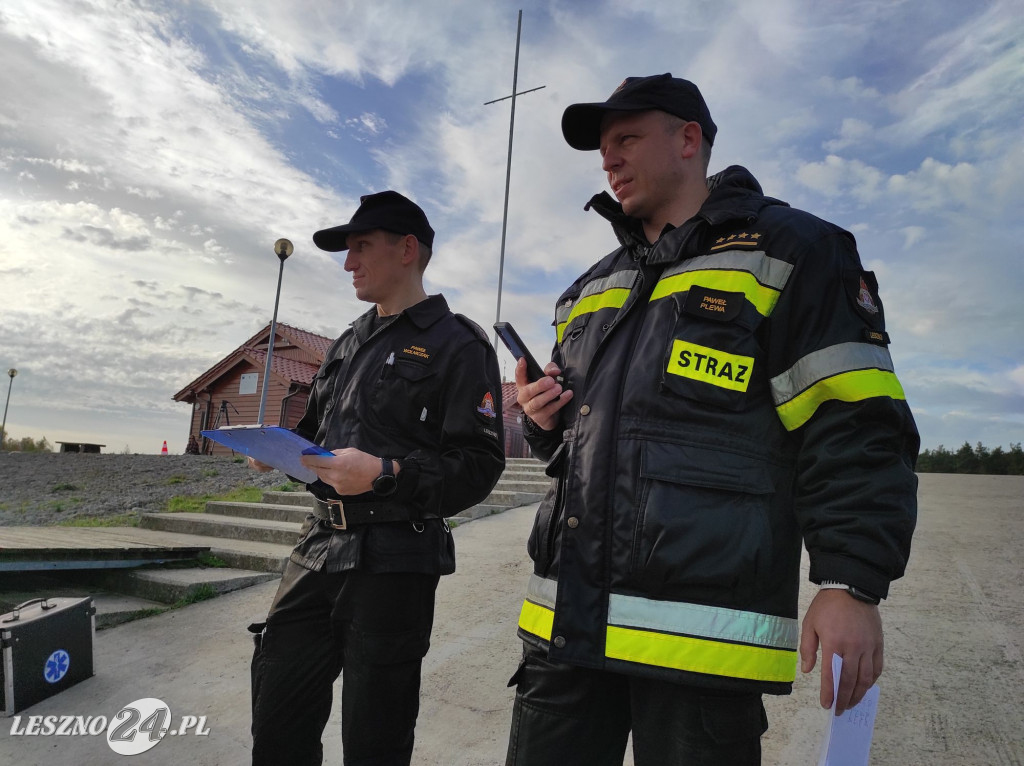 Manewry strażaków w gminie Rydzyna