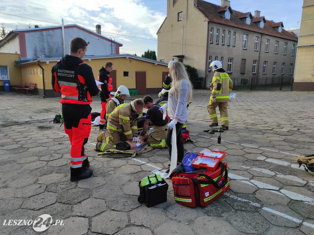 Manewry strażaków w gminie Rydzyna