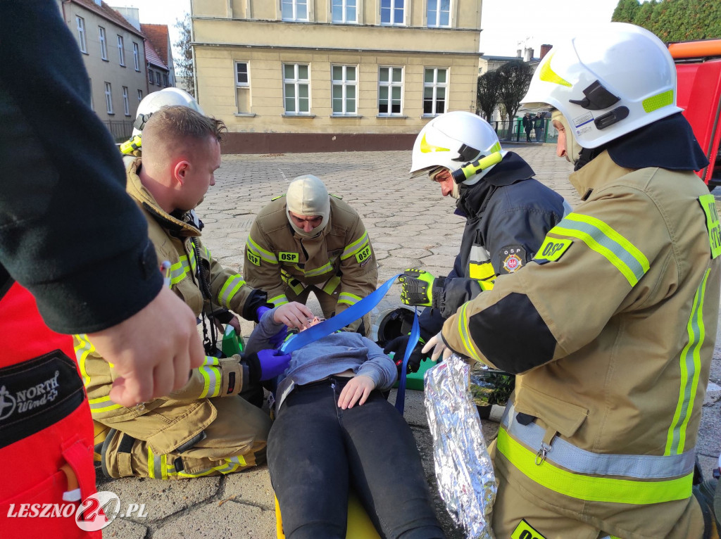 Manewry strażaków w gminie Rydzyna