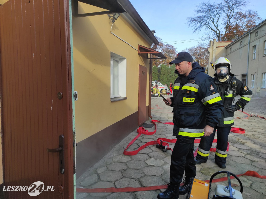 Manewry strażaków w gminie Rydzyna