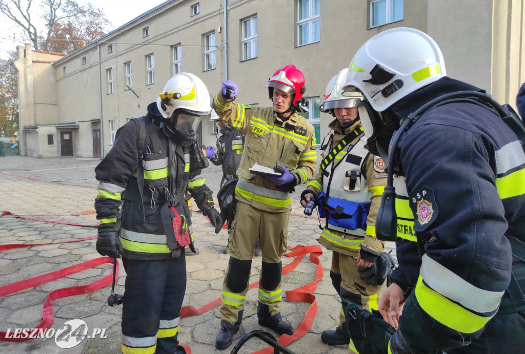 Manewry strażaków w gminie Rydzyna