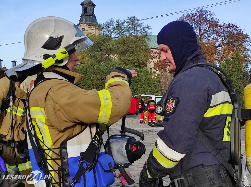 Manewry strażaków w gminie Rydzyna