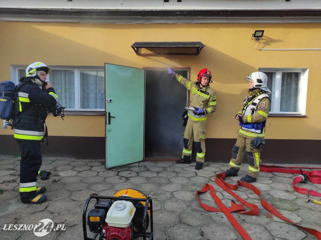Manewry strażaków w gminie Rydzyna