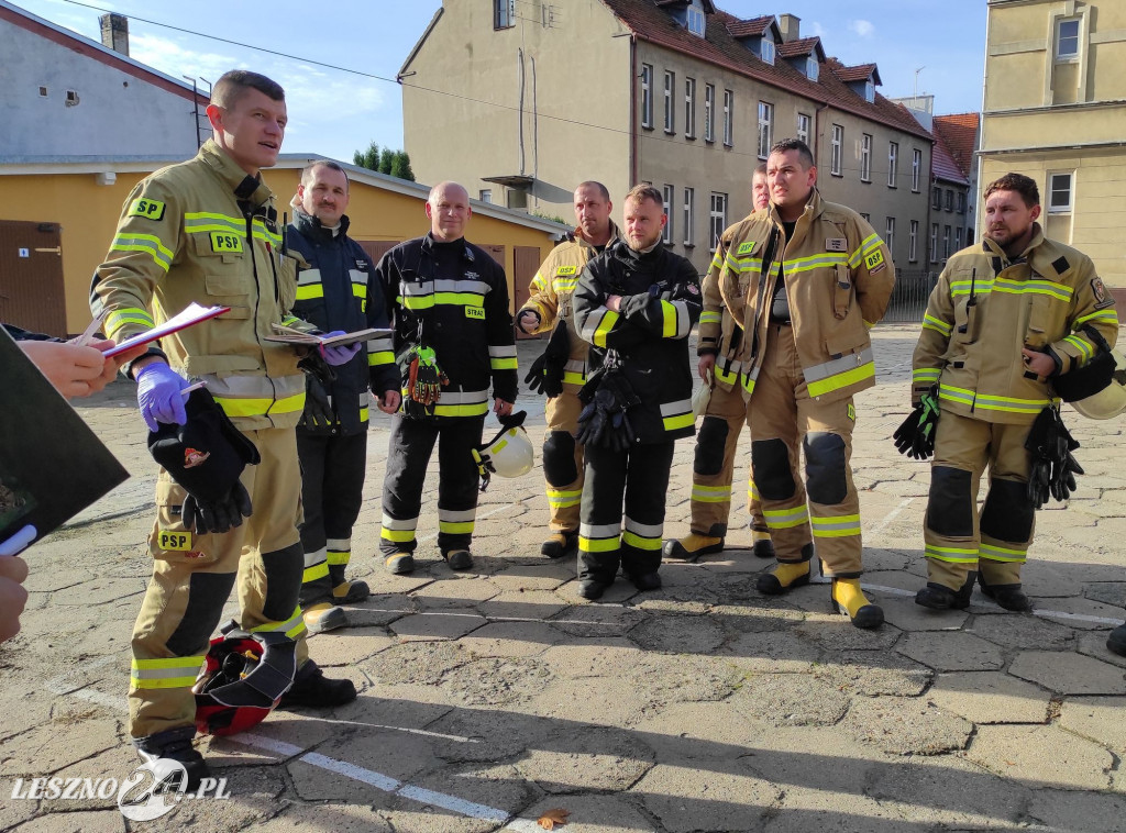 Manewry strażaków w gminie Rydzyna