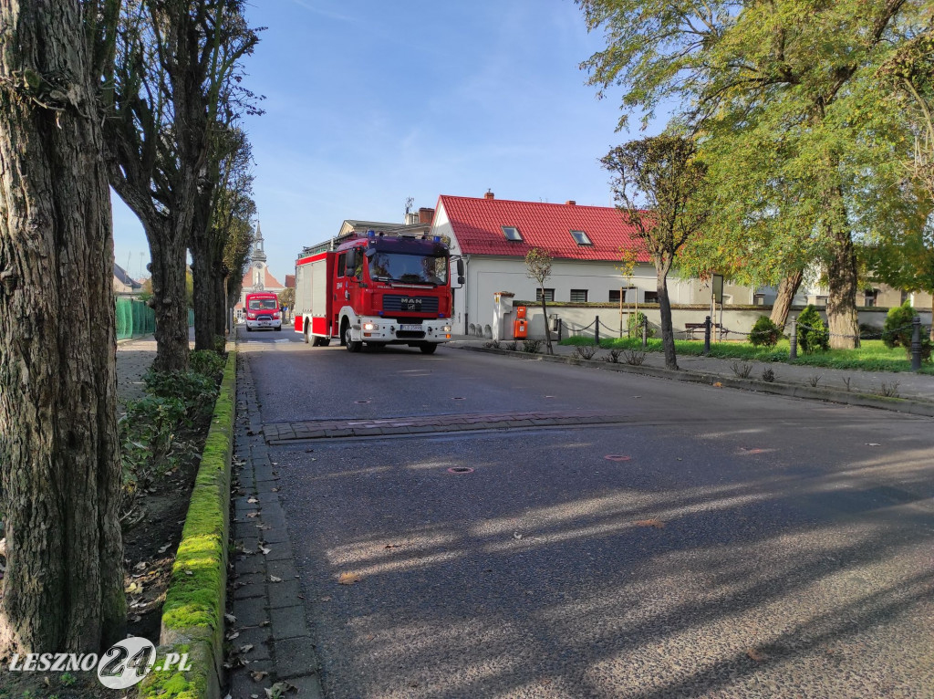 Manewry strażaków w gminie Rydzyna