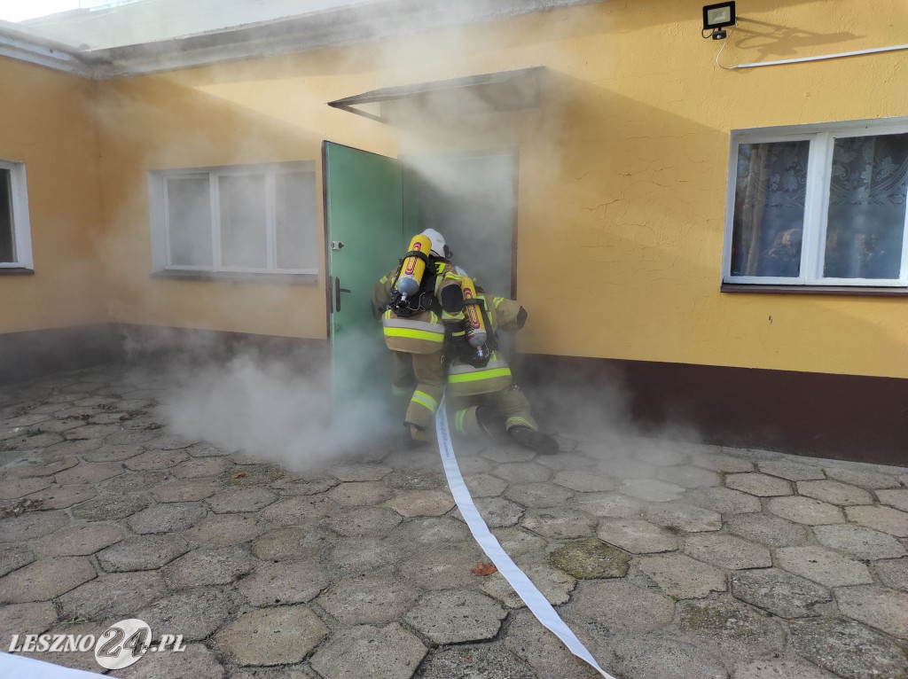 Manewry strażaków w gminie Rydzyna