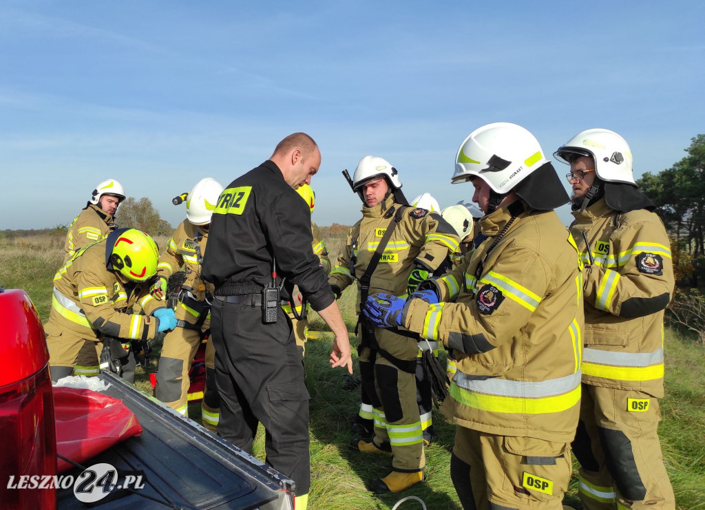 Manewry strażaków w gminie Rydzyna