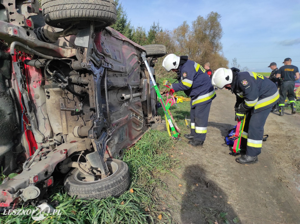 Manewry strażaków w gminie Rydzyna