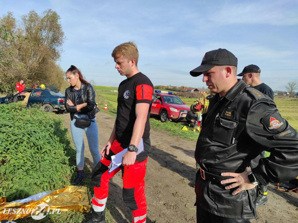 Manewry strażaków w gminie Rydzyna
