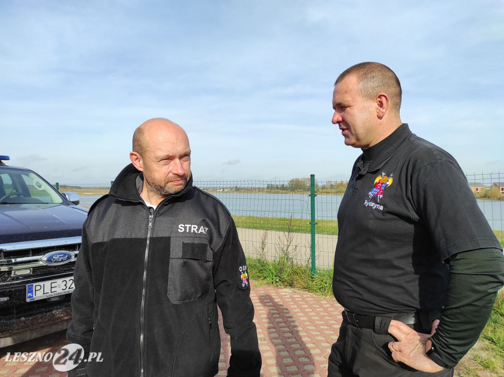 Manewry strażaków w gminie Rydzyna