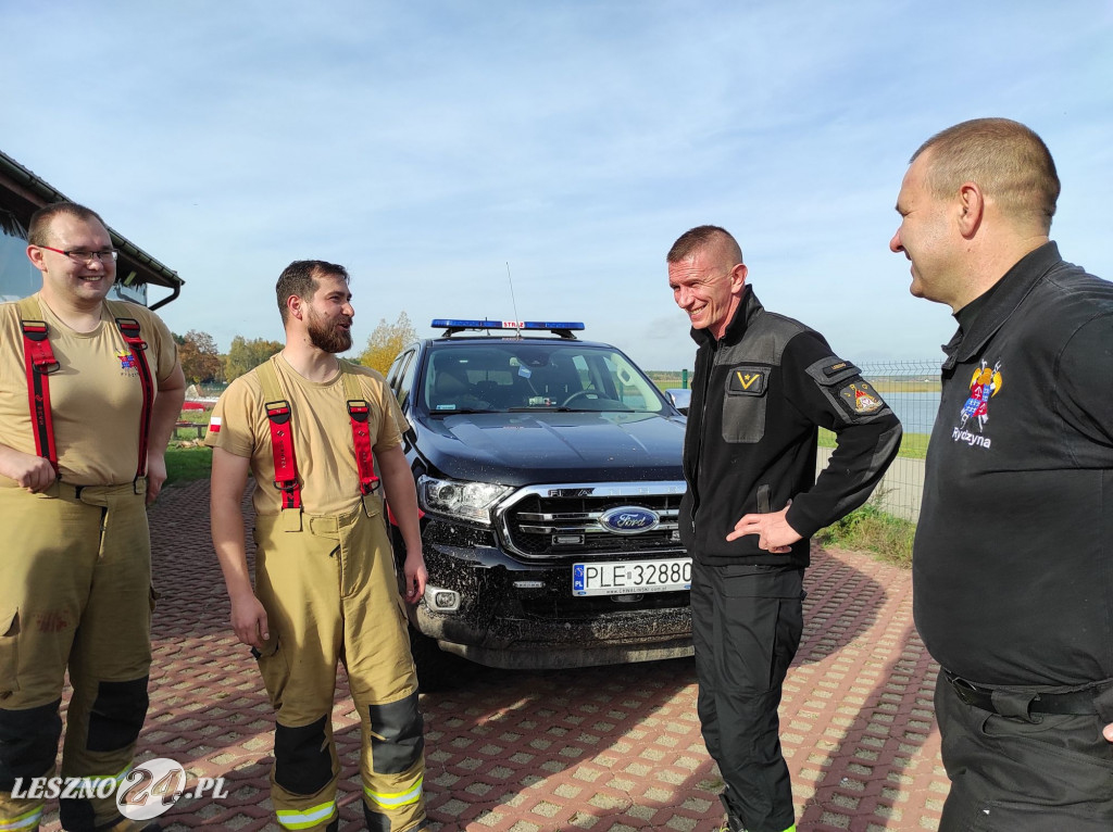 Manewry strażaków w gminie Rydzyna