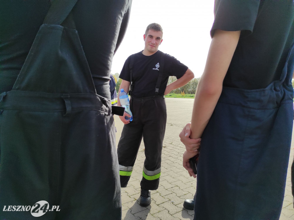 Manewry strażaków w gminie Rydzyna
