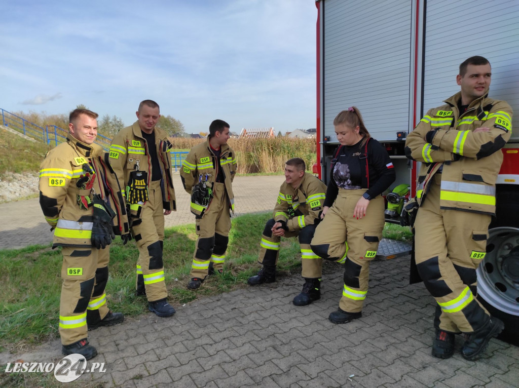 Manewry strażaków w gminie Rydzyna