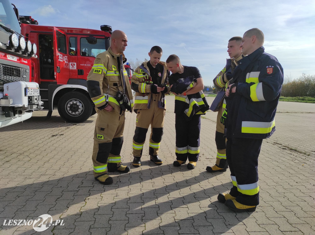 Manewry strażaków w gminie Rydzyna