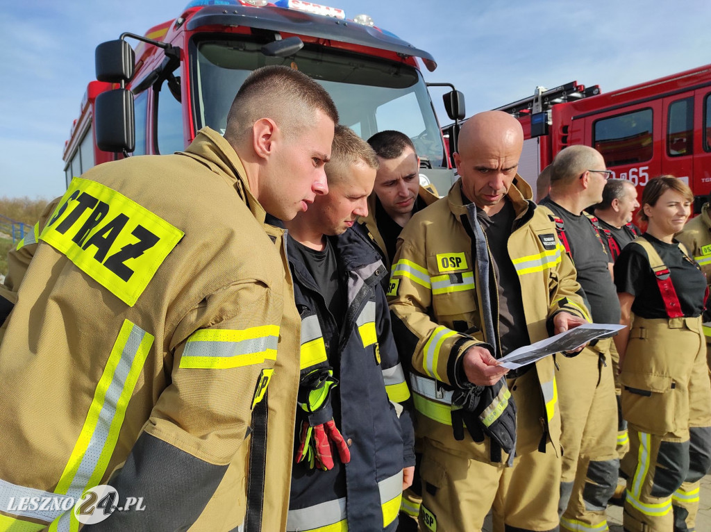 Manewry strażaków w gminie Rydzyna