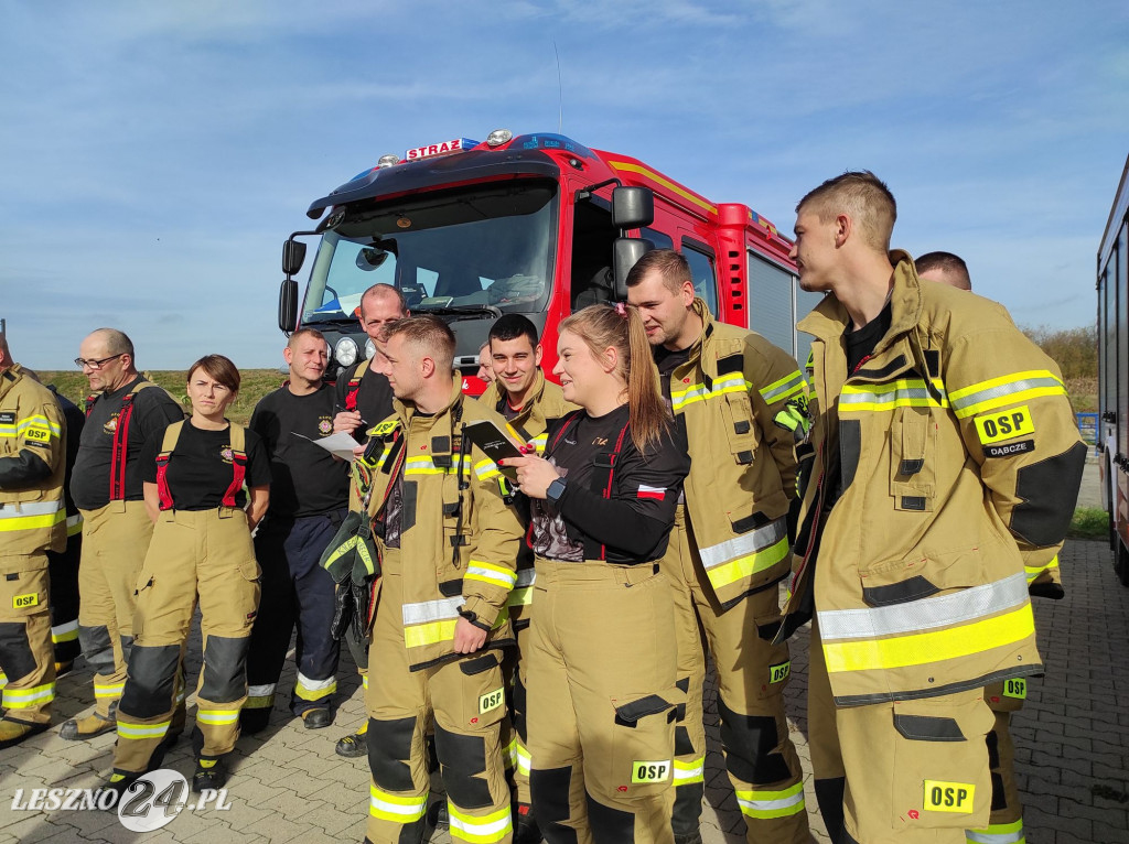 Manewry strażaków w gminie Rydzyna