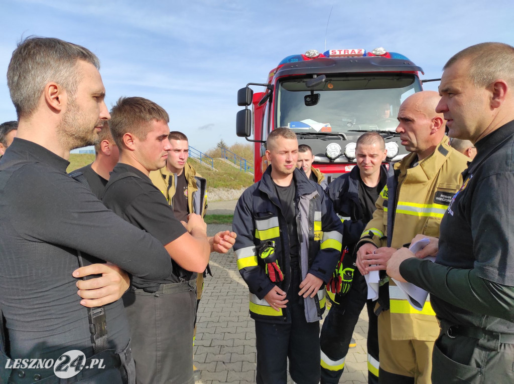 Manewry strażaków w gminie Rydzyna