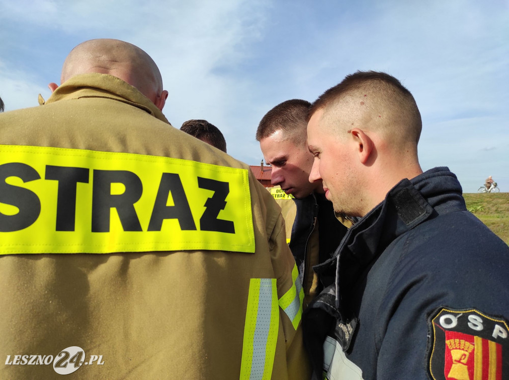 Manewry strażaków w gminie Rydzyna
