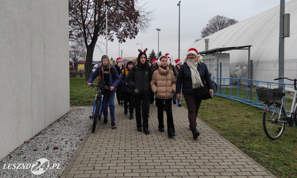 Strojenie choinki w Lesznie