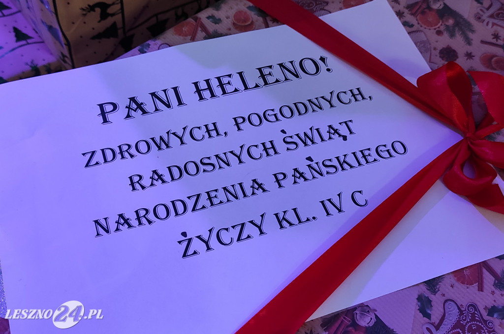 Na Mikołajki od wolontariuszy II LO