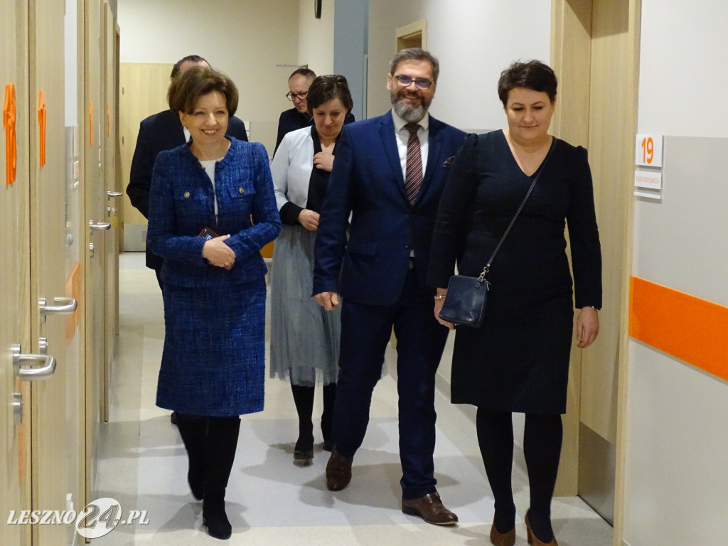 Minister Marlena Maląg w Lesznie