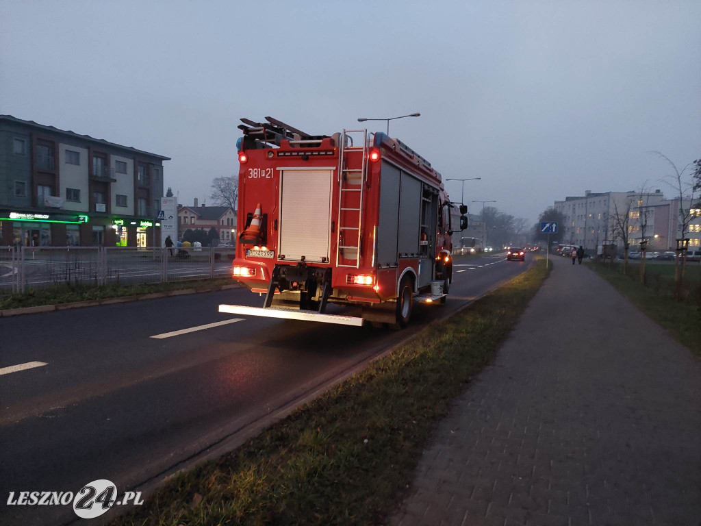 Poranne zdarzenie w Lesznie