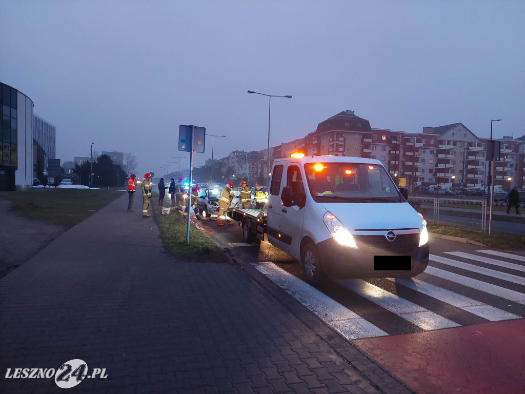 Poranne zdarzenie w Lesznie