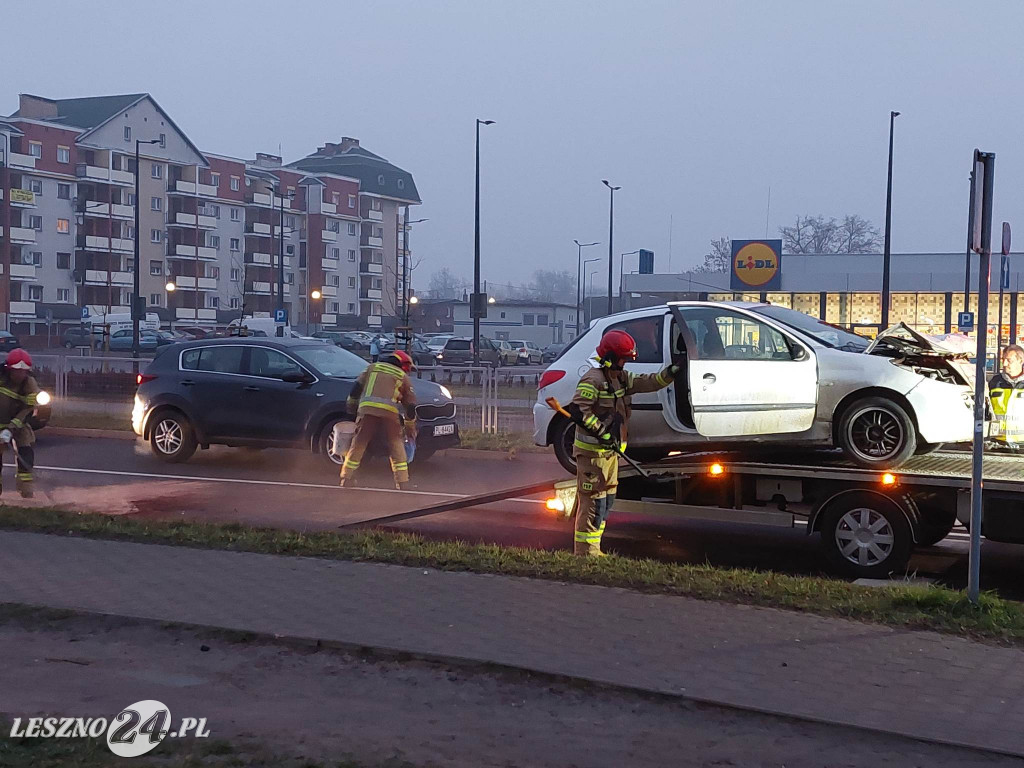 Poranne zdarzenie w Lesznie