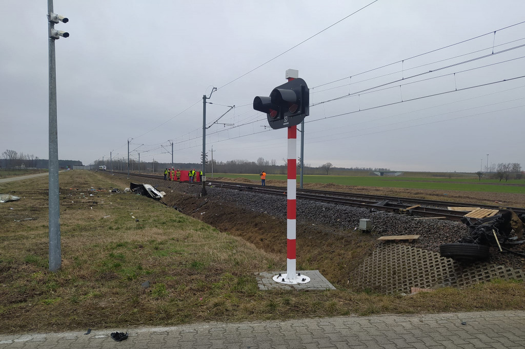 Zginął w zderzeniu z pociągiem