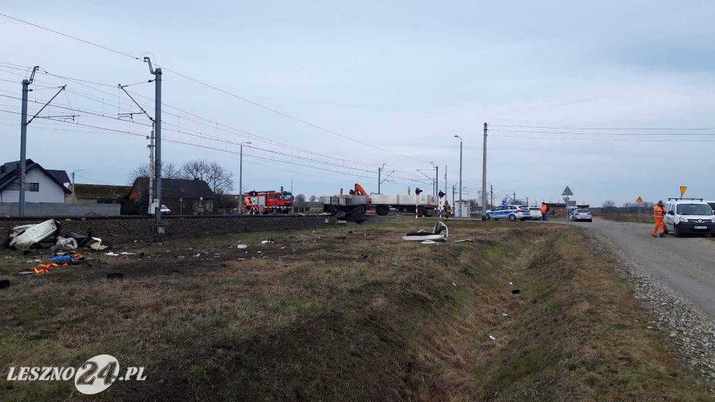 Zginął w zderzeniu z pociągiem