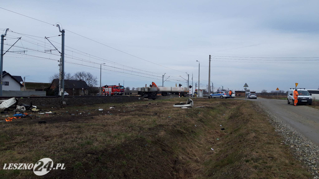 Zginął w zderzeniu z pociągiem