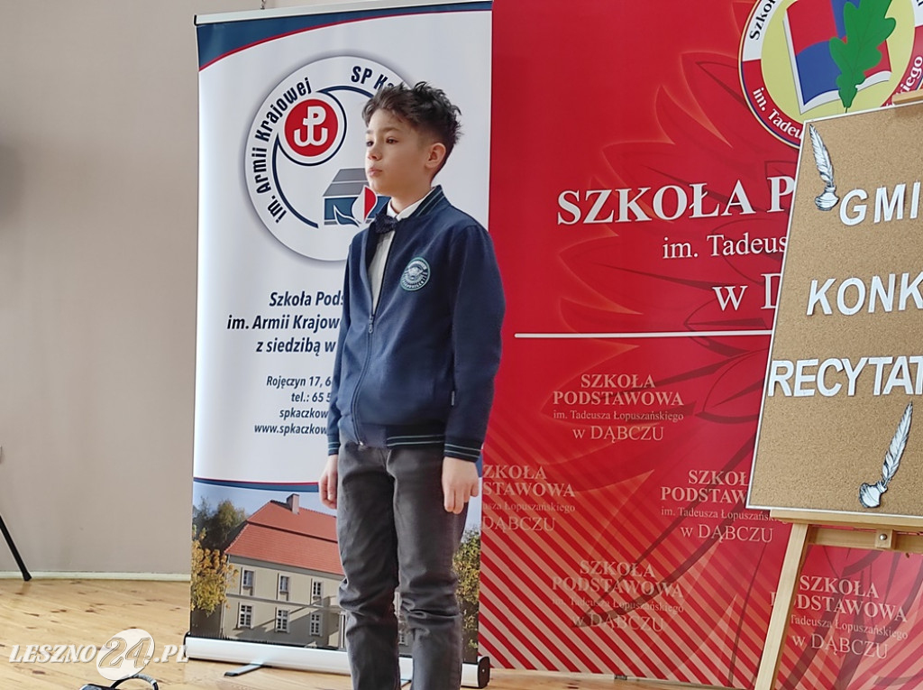Recytatorzy nagrodzeni w Kaczkowie