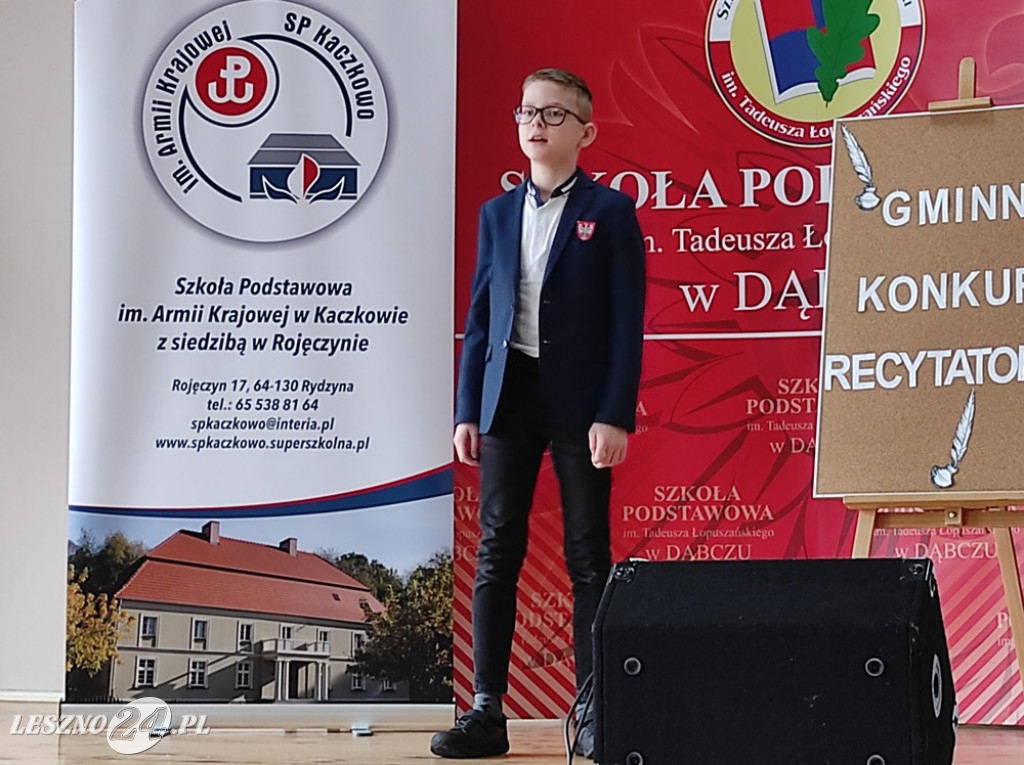 Recytatorzy nagrodzeni w Kaczkowie