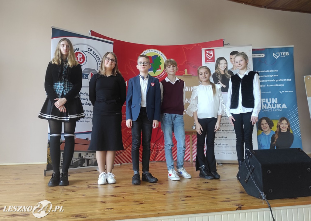 Recytatorzy nagrodzeni w Kaczkowie
