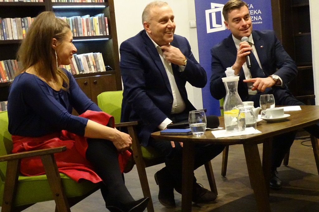 Grzegorz Schetyna w Lesznie