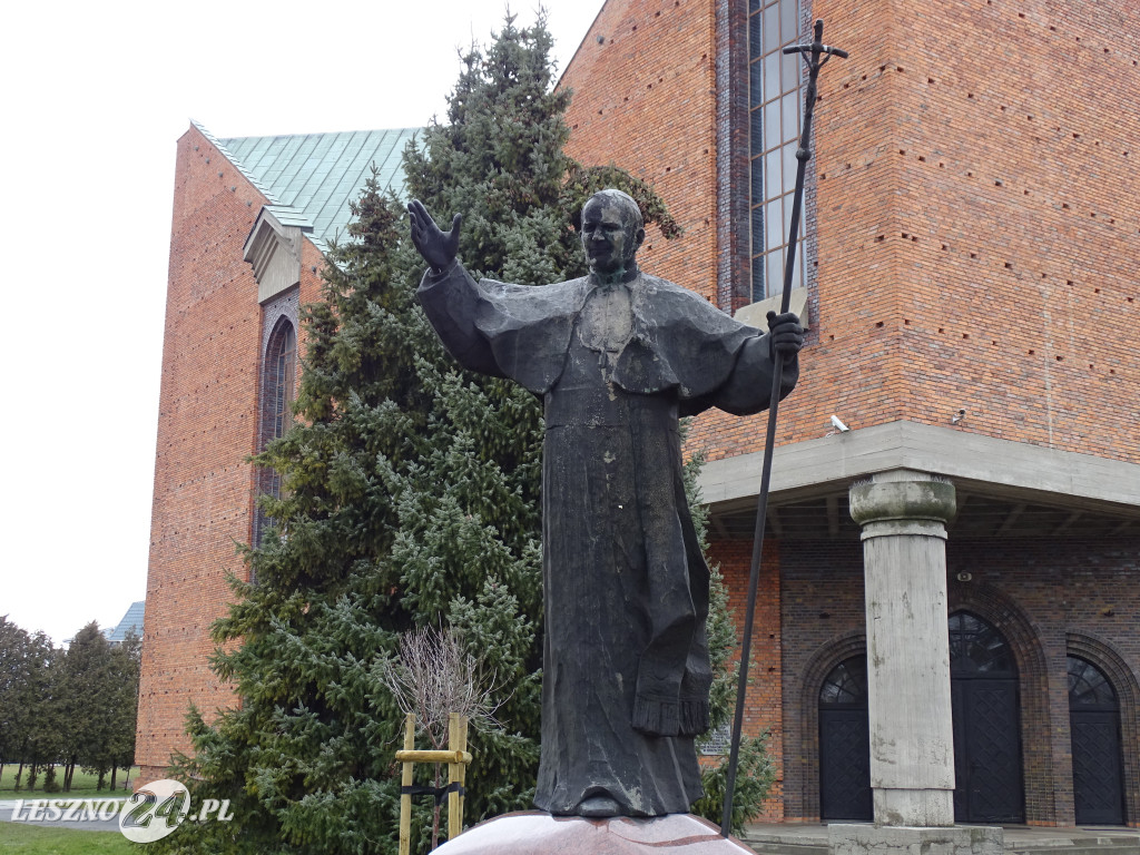 Protest w obronie Jana Pawła II