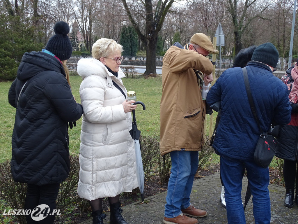 Protest w obronie Jana Pawła II
