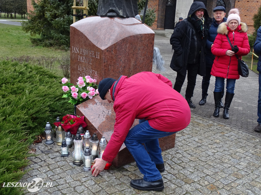 Protest w obronie Jana Pawła II